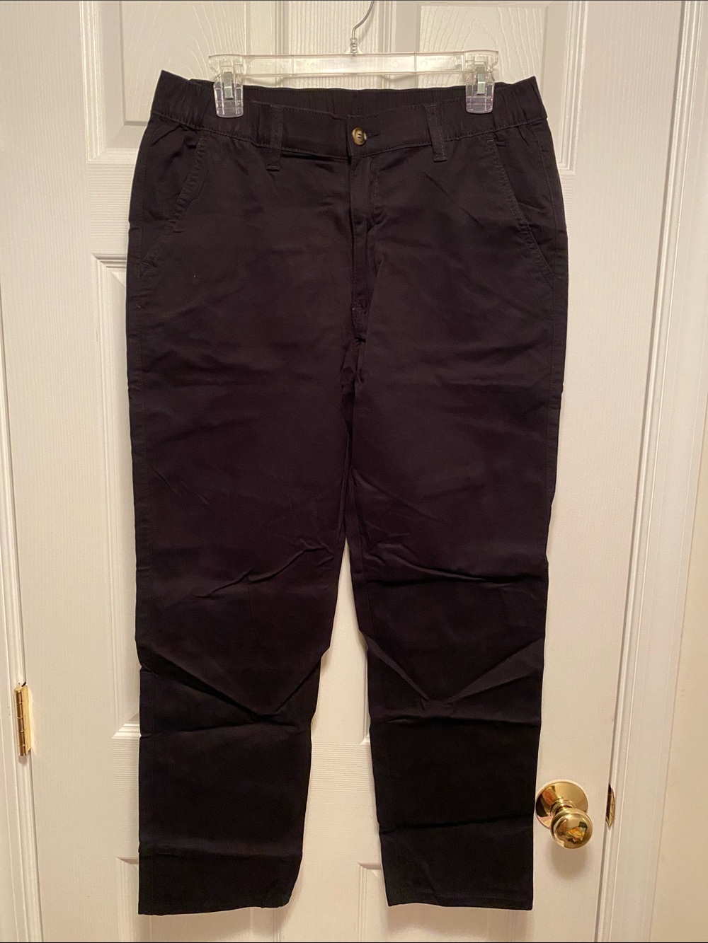 Voeeron  Men's Black Chino Pants…size 36W x 28L